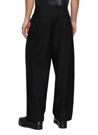 Back View - Click To Enlarge - JUUN.J - Layered Front Cotton Nylon Blend Pants