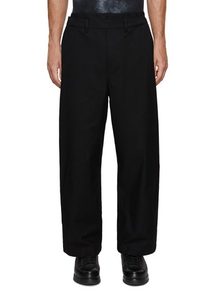 Main View - Click To Enlarge - JUUN.J - Layered Front Cotton Nylon Blend Pants