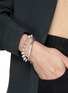 Figure View - Click To Enlarge - EDDIE BORGO - Crystal Silver Cone Bracelet