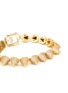 Detail View - Click To Enlarge - EDDIE BORGO - Crystal 12K Gold Plated Cone Bracelet