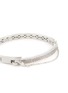 Detail View - Click To Enlarge - EDDIE BORGO - Crystal Silver Safety Chain Bangle