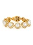 Main View - Click To Enlarge - EDDIE BORGO - Pearl Crystal 12K Gold Plated Bracelet