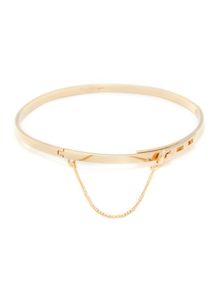 Main View - Click To Enlarge - EDDIE BORGO - 12K Gold Plated Safety Chain Choker