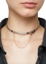 Figure View - Click To Enlarge - EDDIE BORGO - Crystal Silver Safety Chain Choker