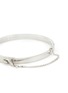 Detail View - Click To Enlarge - EDDIE BORGO - Silver Safety Chain Bangle