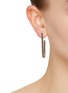 Figure View - Click To Enlarge - EDDIE BORGO - Idle Silver Hoop Earrings