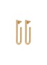 Main View - Click To Enlarge - EDDIE BORGO - Idle 12K Gold Plated Hoop Earrings