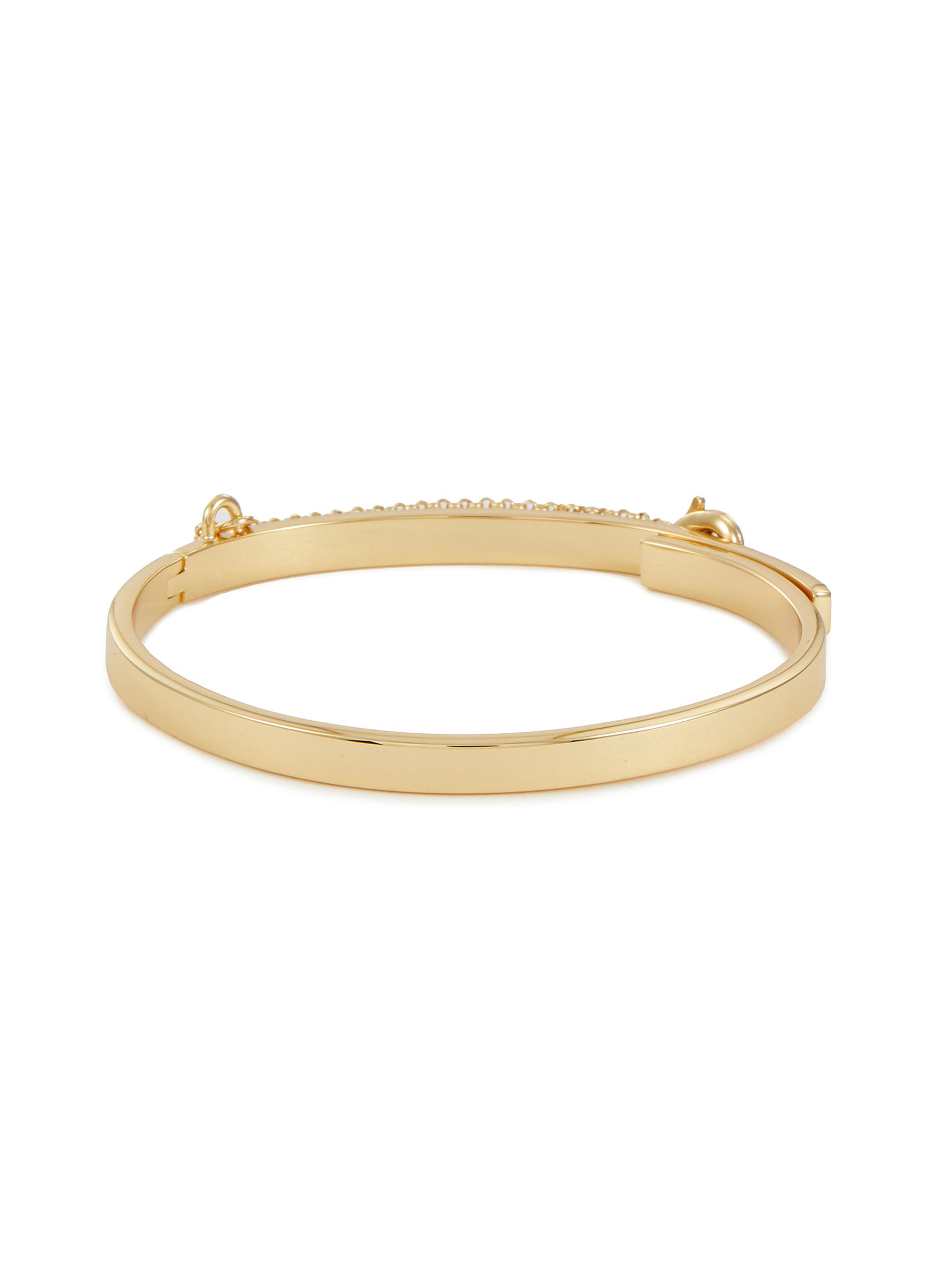12K Gold Plated Safety Chain Bangle