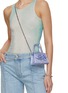 Figure View - Click To Enlarge - SELF-PORTRAIT - Micro Bow Rhinestone Hobo Bag