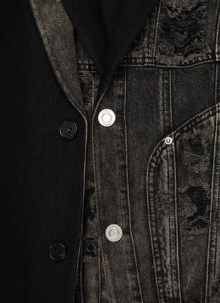  - JUUN.J - Layered Denim Blazer