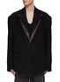 Main View - Click To Enlarge - JUUN.J - Layered Denim Blazer