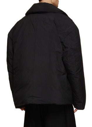 Back View - Click To Enlarge - JUUN.J - Oversize Double Breasted Padded Peacoat