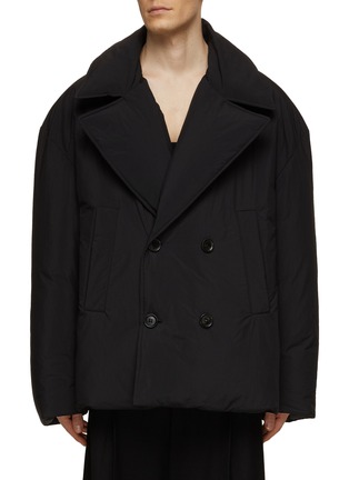 JUUN.J | Oversize Double Breasted Padded Peacoat