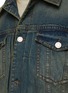  - JUUN.J - Leather Sleeve Denim Trucker Jacket
