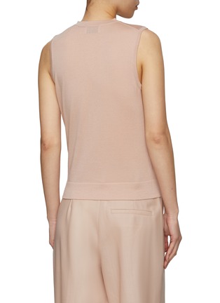 Back View - Click To Enlarge - ST. JOHN - Scoop Neck Rib Knit Tank