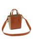Detail View - Click To Enlarge - CHLOÉ - Small Sense Leather Canvas Tote Bag