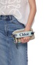 Front View - Click To Enlarge - CHLOÉ - Woody Linen Belt Bag