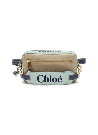 Main View - Click To Enlarge - CHLOÉ - Woody Linen Belt Bag