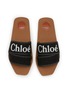 Detail View - Click To Enlarge - CHLOÉ - Woody Denim Slides