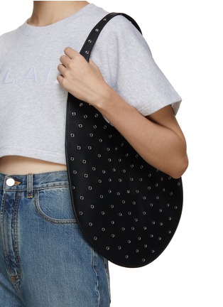 Figure View - Click To Enlarge - ALAÏA - Medium One Piece Leather Shoulder Bag