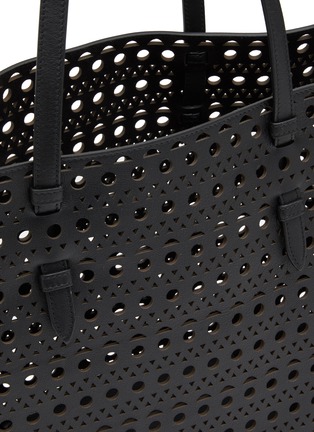 Detail View - Click To Enlarge - ALAÏA - Mina 44 Vienne Perforated Leather Tote Bag