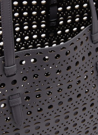Detail View - Click To Enlarge - ALAÏA - Mina 44 Vienne Perforated Leather Tote Bag