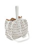 Detail View - Click To Enlarge - ALAÏA - Rose Marie Vienne Perforated Leather Wristlet Bag