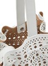 Detail View - Click To Enlarge - ALAÏA - Rose Marie Vienne Perforated Leather Wristlet Bag