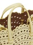 Detail View - Click To Enlarge - ALAÏA - Mina 16 Perforated Leather Tote Bag