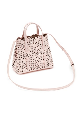 Detail View - Click To Enlarge - ALAÏA - Mina 20 Perforated Tote Bag