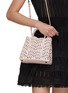 Figure View - Click To Enlarge - ALAÏA - Mina 20 Perforated Tote Bag