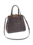 Detail View - Click To Enlarge - ALAÏA - Mina 25 Vienne Perforated Leather Tote Bag