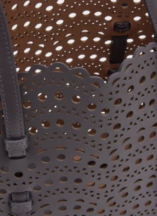 Detail View - Click To Enlarge - ALAÏA - Mina 25 Vienne Perforated Leather Tote Bag