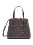 Main View - Click To Enlarge - ALAÏA - Mina 25 Vienne Perforated Leather Tote Bag