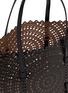 Detail View - Click To Enlarge - ALAÏA - Mina 32 Perforated Leather Tote Bag