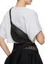 Figure View - Click To Enlarge - ALAÏA - XS Vienne Perforated Motif Leather Bum Bag