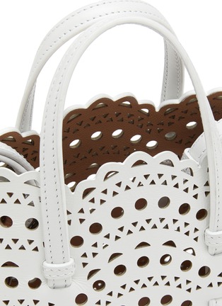 Detail View - Click To Enlarge - ALAÏA - Mina 16 Perforated Leather Tote Bag