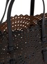 ALAÏA - Mina 25 Perforated Leather Tote Bag