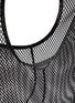 Detail View - Click To Enlarge - ALAÏA - Extra Large One Piece Mesh Shoulder Bag