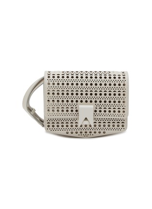 Main View - Click To Enlarge - ALAÏA - Small Le Papa Leather Shoulder Bag
