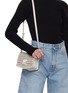 Figure View - Click To Enlarge - ALAÏA - Small Le Papa Leather Shoulder Bag