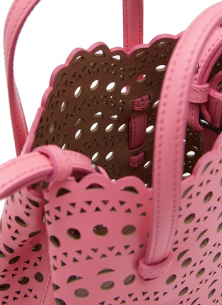 Detail View - Click To Enlarge - ALAÏA - Mina 16 Vienne Perforated Leather Tote Bag