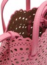Detail View - Click To Enlarge - ALAÏA - Mina 16 Vienne Perforated Leather Tote Bag