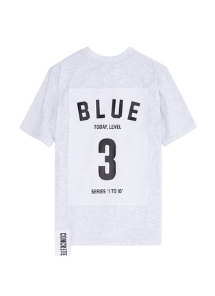 Main View - Click To Enlarge - STUDIO CONCRETE - 'Series 1 to 10' unisex T-shirt - 3 Blue