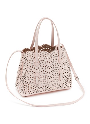 Detail View - Click To Enlarge - ALAÏA - Mina 25 Perforated Leather Tote Bag