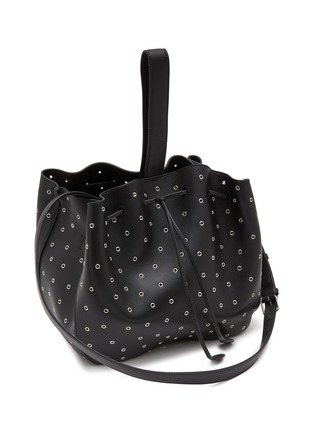 Detail View - Click To Enlarge - ALAÏA - Rose Marie 25 Eyelet Wristlet Bag