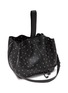 Detail View - Click To Enlarge - ALAÏA - Rose Marie 25 Eyelet Wristlet Bag