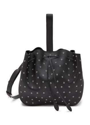 Main View - Click To Enlarge - ALAÏA - Rose Marie 25 Eyelet Wristlet Bag