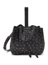Main View - Click To Enlarge - ALAÏA - Rose Marie 25 Eyelet Wristlet Bag