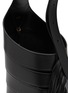 Detail View - Click To Enlarge - ALAÏA - Medium Babel Fringed Leather Bucket Bag